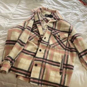Zara Oversized Shirt Jacket
